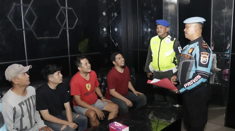 Sipropam Polres Sumenep Razia Disiplin Internal di Tempat Hiburan